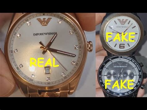 how to tell if an armani watch is fake|authenticity of armani watch.